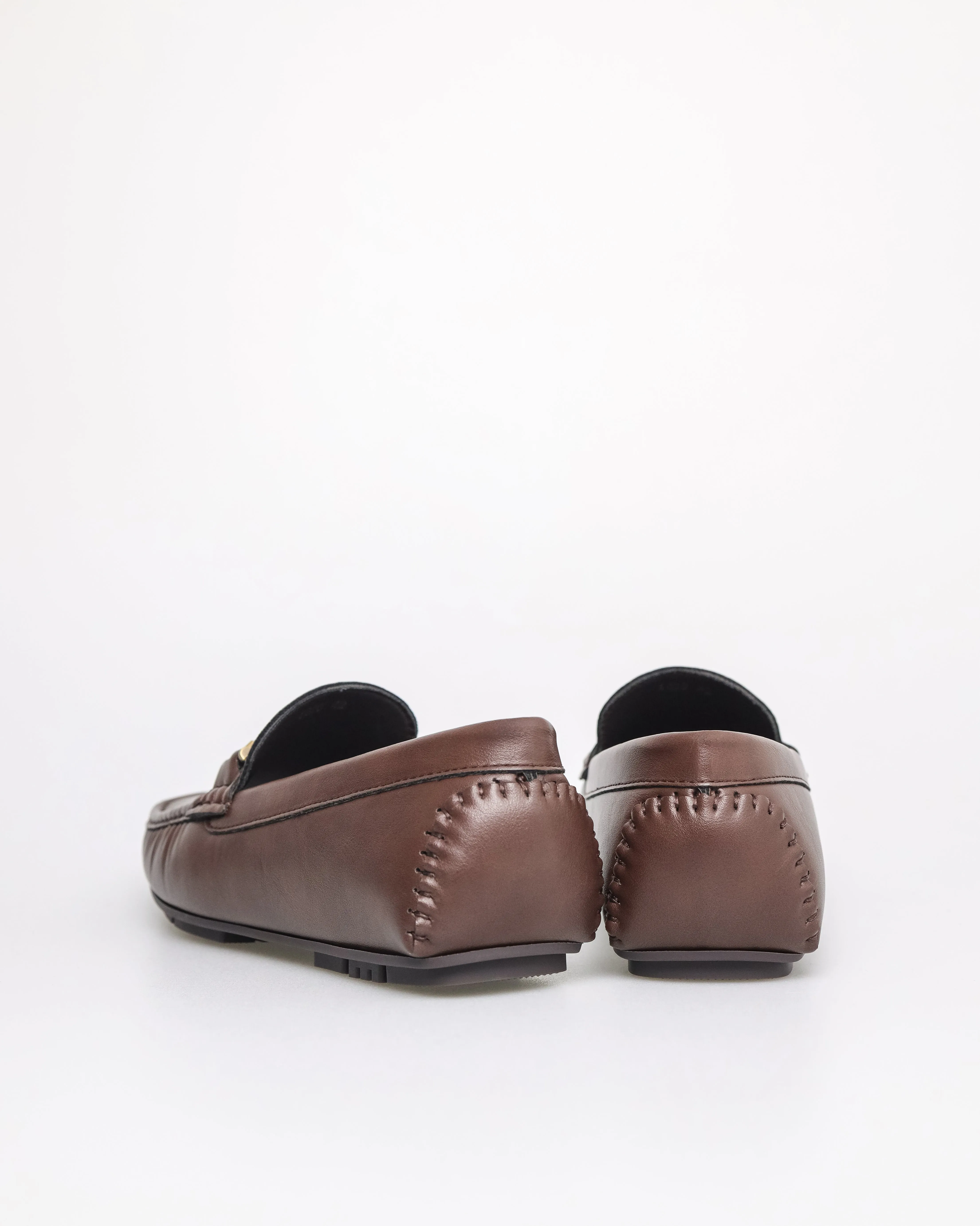 Tomaz C620 Men's Knit Accent Buckle Moccasins