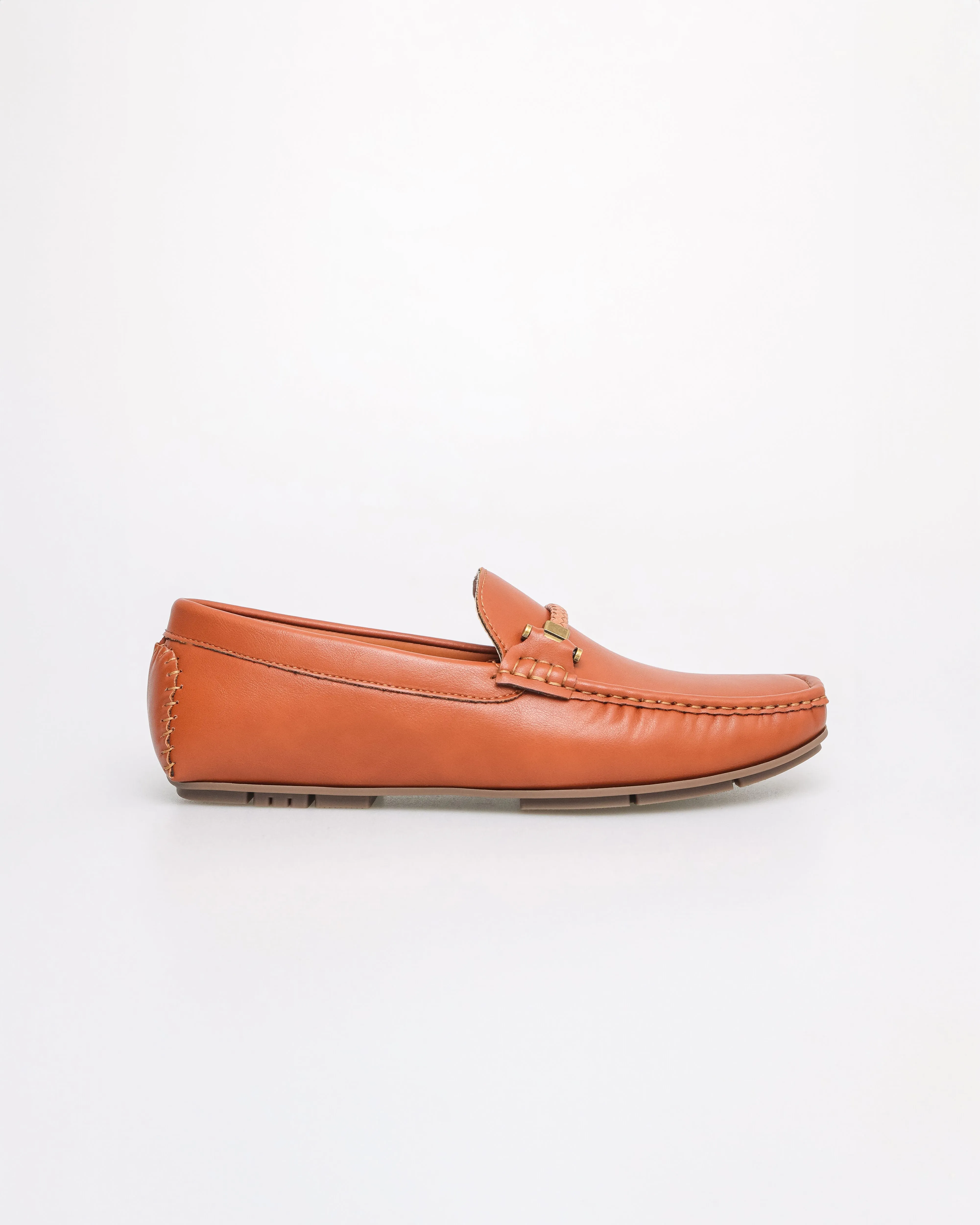 Tomaz C620 Men's Knit Accent Buckle Moccasins