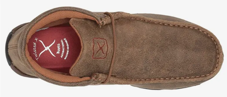 Twisted X Women's 'Chukka Driving' Moc Toe Lace-Up Leather Shoe WDM001