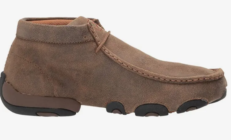Twisted X Women's 'Chukka Driving' Moc Toe Lace-Up Leather Shoe WDM001