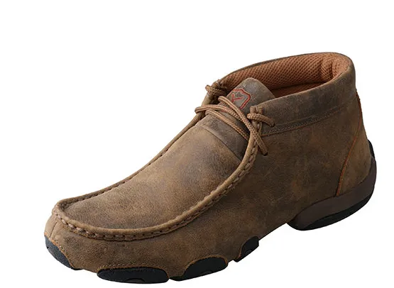 Twisted X Women's 'Chukka Driving' Moc Toe Lace-Up Leather Shoe WDM001