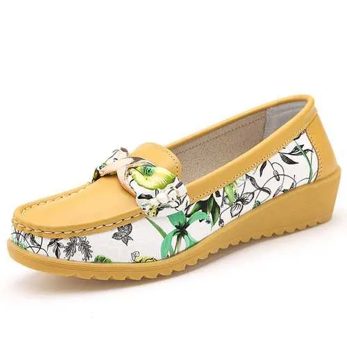 Women Fashion Flat Shoes Round Toe Soft Sole Flats Slip On Ballet Bowknot Loafers