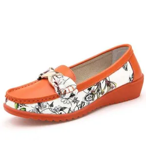 Women Fashion Flat Shoes Round Toe Soft Sole Flats Slip On Ballet Bowknot Loafers